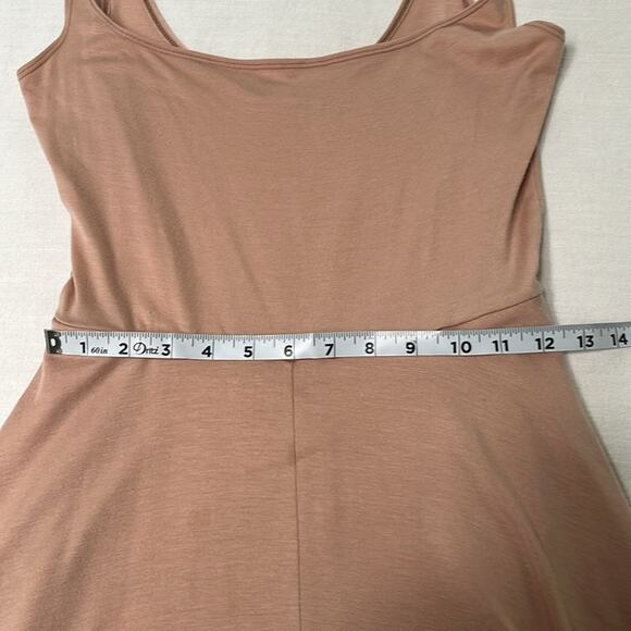 Reformation Rou Midi Dress with Pockets Size M in Blush - Picture 6 of 9